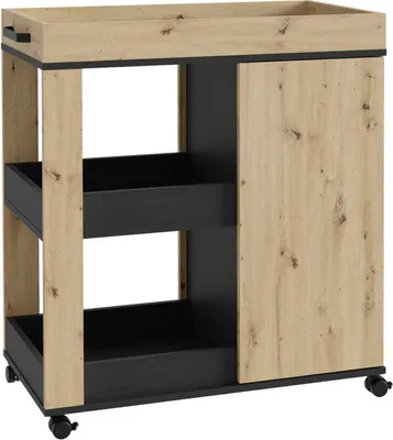 Produktbild von Barschrank Rollwagen Minibar Rollschrank Hausbar Küchenwagen Schrank "Hydra IV"