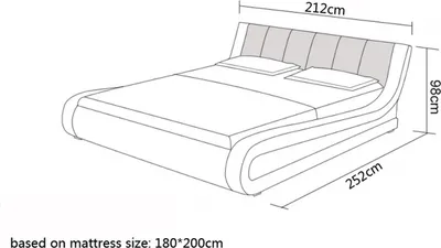 Produktbild von Bett Lederbett Polsterbett Moderne Doppel Schlafzimmer Ehebett Betten Farbwahl!