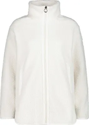 Produktbild von CMP HighLoft Damen Sweat Jacke mit Kunstpelz weiss weiss 36