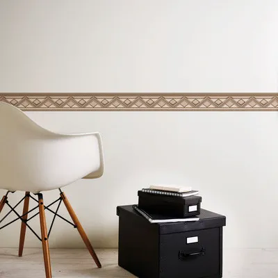 Produktbild von A.S. Création selbstklebende Bordüre Only Borders 9 beige braun creme 5,00 m x 0,05 m 936911