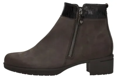 Productafbeelding van Hartjes Hip Boot Enkellaarsjes Hak - taupe - Maat 38