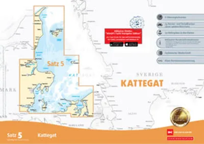 Produktbild von Sportbootkarten Satz 5: Kattegat (Ausgabe 2025)