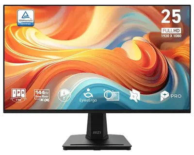 Produktbild von MSI Pro MP251W E14A, 62,2 cm (24.5"), 1920 x 1080 Pixel, Full HD, LED, 4 ms, Weiß