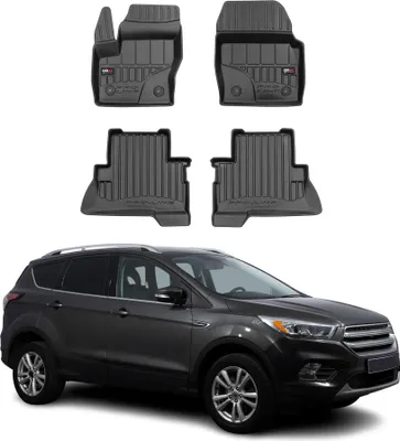 Immagine prodotto di 2013-2024 Ford Kuga tappetini TPE nero 4 pz