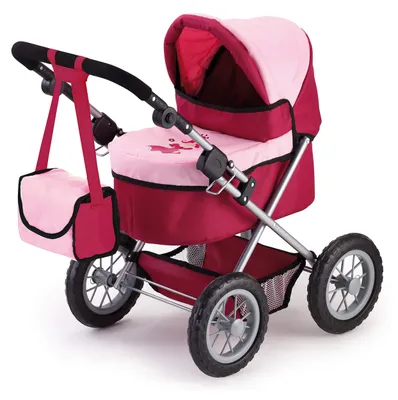 Image de Bayer Design 13014AA - Poussette de poupée Fashion avec princesse, bordeaux