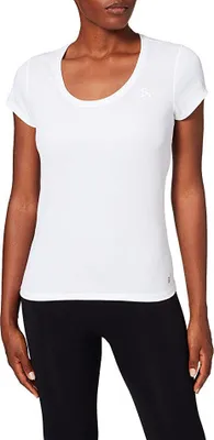 Zdjęcie produktu dla Odlo Suw Top Crew Neck S/S Active F-Dry Light, Koszulka, Dorosły, Damski, Biały, Monochromatyczny, Atletyczna