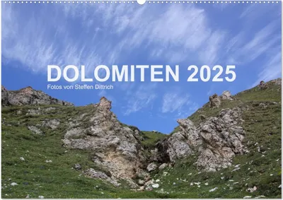 Produktbild von DOLOMITEN 2025 (Wandkalender 2025 DIN A2 quer), CALVENDO Monatskalender