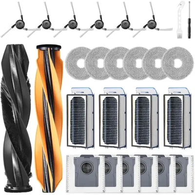 Immagine prodotto di INF Set di Ricambi per Robot Aspirapolvere - Kit Completo per Manutenzione, compatibile con Dreame X50 Ultra, L40s Pro Ultra, Matrix10 Ultra, Mova V50 Ultra