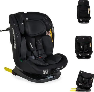 Produktbild von Moni Kindersitz Vamos i-Size (40-150cm) Gruppe 0/1/2/3 Isofix Top Tether Gurt schwarz
