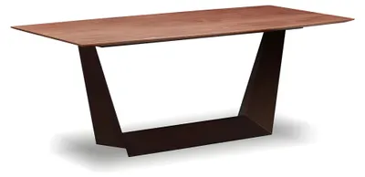 Immagine prodotto di Elegante tavolo da pranzo in legno marrone per una casa moderna