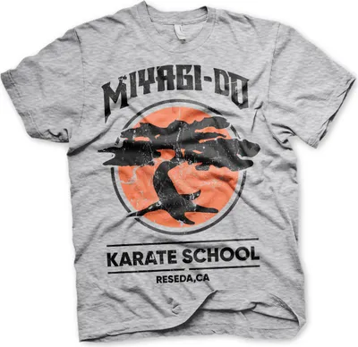 Produktbild von Cobra Kai T-Shirt Herren Miyagi-Do Karate School grau M