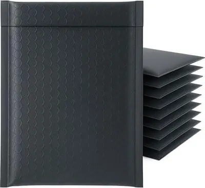 Zdjęcie produktu dla Koperta Bąbelkowa Wysyłkowa Metaliczna 180x250mm Grafitowa 100 szt Eleganckie