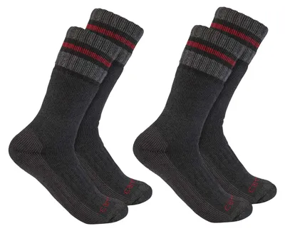 Produktbild von Carhartt SYNTHETIC-WOOL BLEND BOOT SOCK 2 PACK SB7742M, Farbe:black, Größe:XLG