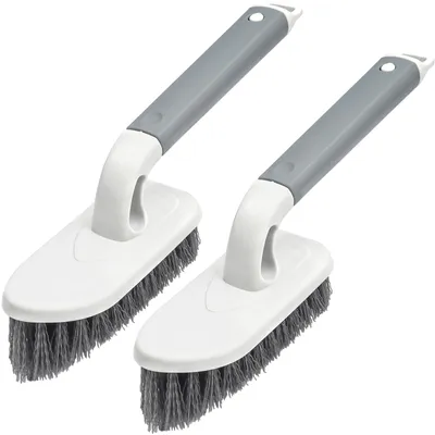 Schwerlast-Schrubbbürste 2er-Pack – für Boden, Bad & Fugen
