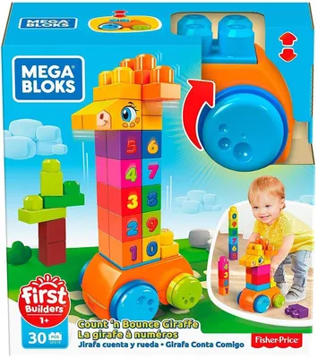 Zdjęcie produktu dla Mega Bloks Żyrafa do zabawy (30 elementów)