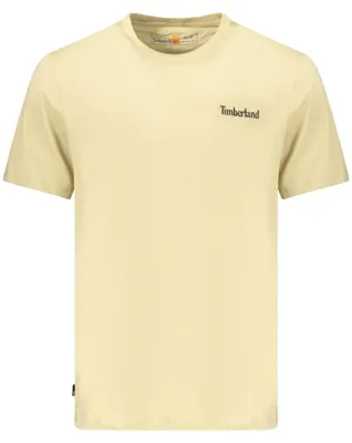Immagine prodotto di Maglietta da uomo beige in Cotonelogico con stampa e scollo rotondo