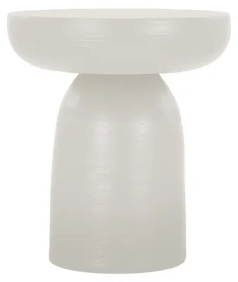 Obrázok produktu pre Pomax Pretoria, konferenčný stolík, biela farba, priemer 40 cm, výška 45 cm