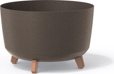 Obrázek produktu pro Prosperplast s.r.o. Květináč s nožičkami GRACIA STANDARD ECO WOOD 28,5 cm, hnědá
