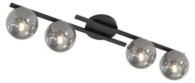 Immagine prodotto di Lampada a sospensione KAIRO nera 4xE14x15W in metallo, dimensioni: 19x87x20 cm, IP20, Emibig