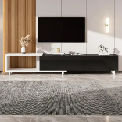 Produktbild von TV-Schrank,Ausziehbarer TV Lowboard,TV-Ständer mit 3-Türen,Modernes Design