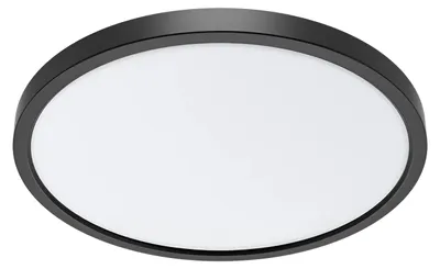 Productafbeelding van Braytron LED plafondlamp, rond, Ø30cm, ultradun, 25W, 2100lm, CCT 5-in-1, 2700-6500K, zwart