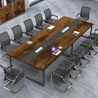 Obrázek produktu pro Konferenční stůl s kabelovým vedením, rozměry 460 x 100 x 74 cm