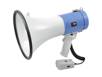 Produktbild von Omnitronic Megaphon integrierte Sounds mit Haltegurt Handmikrofon - Kratzfest