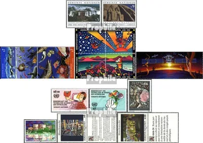 Produktbild von Briefmarken UNO - Wien 1992 Mi 125-140 (kompl.Ausg.) Jahrgang 1992 komplett postfrisch Kulturerbe