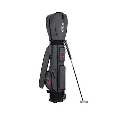 Produktbild von Golfreisetasche leichtes Golf Cart Bag Golftasche Golfwagentasche, Tragetasche für Golfschläger,Grau 28*25*122cm /QB069GR/