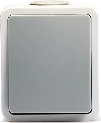 Produktbild von Feuchtraum Wechselschalter McPower ''Fix'', Steckanschluss, IP54, 250V/10A, AP