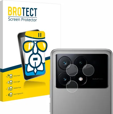 Produktbild von BROTECT Schutzglas für Xiaomi Poco X6 Pro (NUR Kameraschutz) Schutzfolie Panzer Folie Glas Display Schutz klar