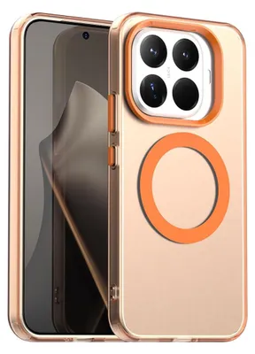 Obrázok produktu pre Pre Xiaomi 15T Pro 5G Candy Design Magsafe Hybrid TPU PC Protective Cover Orange