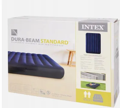Produktbild von Intex Luftmatratze Doppelbett 191x137x25cm Blau