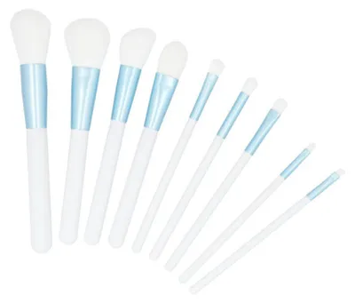 Immagine prodotto di MIMO Set di pennelli da trucco bianco 9 pezzi