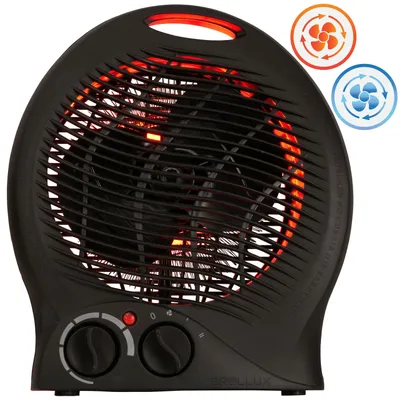 Produktbild von Brollux Elektroheizung 2000W mobiles Heizgerät VO-B Thermoventilator Heizlüfter Spiralheizkörper Heizspirale Elektroheizkörper