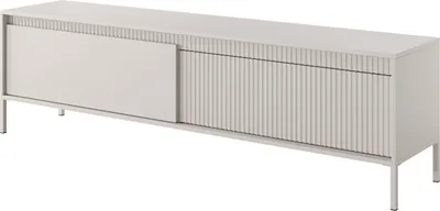 Produktbild von Masseno TV-Schrank SENSATO 187,1 cm Fernsehschrank mit 2 Türen TV-Lowboard für Wohnzimmer Modern 187,1x39,5x53,4 cm Beige / Beige