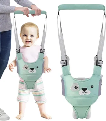 Productafbeelding van Veiligheidsgordel Kinderen - Loopgordel Baby - Eerste Stappen Begeleiden - Verstelbaar 3-Punts Ontwerp - 6-36 Maanden - Enkel