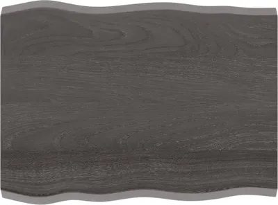 Obrázok produktu pre The Living Store Stolová doska 80x60x(2-4) cm z masívneho dreva s ošetrenou hranou stromu