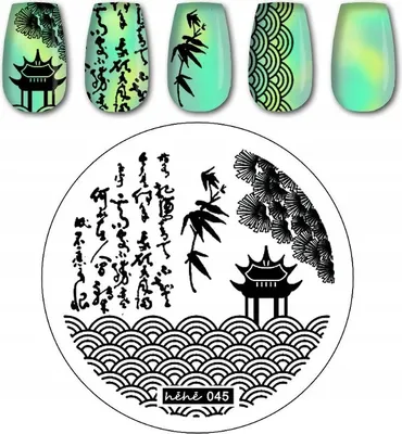 Immagine prodotto di Piastra per timbri per nail art - 045