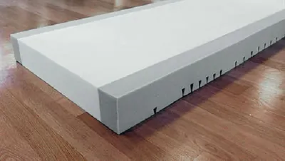 Produktbild von Burmeier Comfort-fit Pflegebettmatratze, Matratze, Pflegebett, Maße:90 x 200 x 14 cm