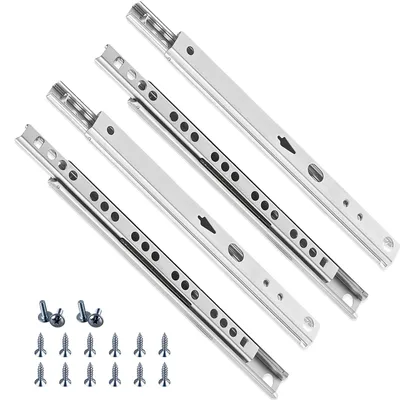 Productafbeelding van Ladegeleiders 17 x 310 mm | 4 Stuks | Kogelschuifrails | Draagvermogen 10 kg