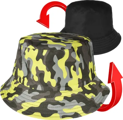 Produktbild von Versoli Bucket Hat Wendehut Sommerhut Fischermütze Sonnenmütze Sonnenschutz Uni - MORO