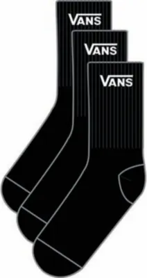 Produktbild von Vans Classic Crew-socken 3 Paare Schwarz EU 37-41 Frau Schwarz EU 37-41