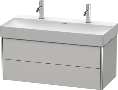 Produktbild von Duravit Duravit Waschtischunterbau XSQUARE 397x984x460mm beton