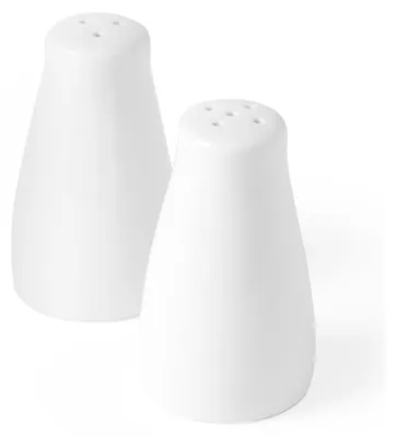 Zdjęcie produktu dla Zestaw Do Przypraw Solniczka I Pieprzniczka Biała Porcelana - Hendi 786413