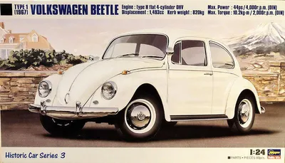 Image de HASEGAWA HAS21203 Volkswagen Beetle 1967 (HC-03)