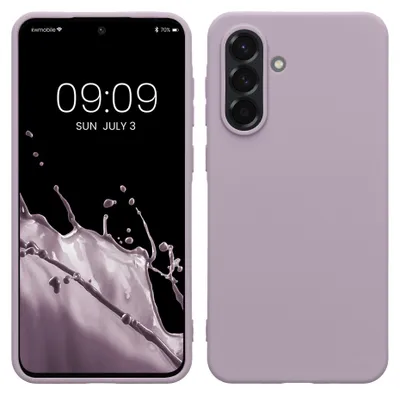 Produktbild von kwmobile Handyhülle für Samsung Galaxy A36 5G Hülle - TPU Case - Kabelloses Laden - Schutzhülle Cover in Lavendel