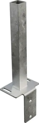 Produktbild von Konsole GJ 43 L-Stein für Alu-Sichtschutzpfosten 6x6 cm, einfache Montage