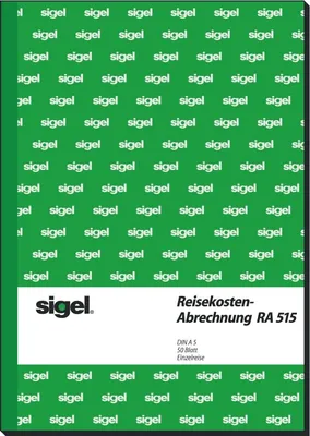 Produktbild von Formularbuch Reisekostenabrechnung A5 hoch Packung mit 5 Stück