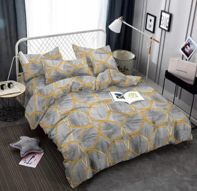 Zdjęcie produktu dla Pościel z mikrofibry RYNETH szara Rozmiar pościeli: 70 x 80 cm | 140 x 200 cm